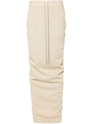 Rick Owens DRKSHDW Pillar cotton skirt - Neutrals