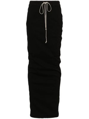 Rick Owens DRKSHDW Pillar draped-detail skirt - Black