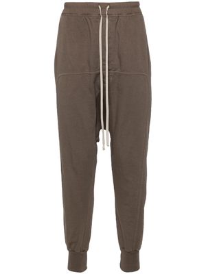 Rick Owens DRKSHDW Prisoner cotton track pants - Brown