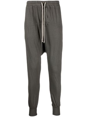 Rick Owens DRKSHDW Prisoner drop-crotch cotton trousers - Grey