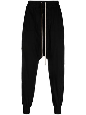 Rick Owens DRKSHDW Prisoner organic cotton drop-crotch trousers - Black