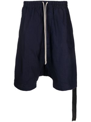 Rick Owens DRKSHDW Rick's Bela cotton shorts - Blue