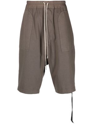 Rick Owens DRKSHDW Rick's Bela cotton shorts - Brown