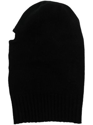 Rick Owens DRKSHDW rivet-detail knit balaclava - Black