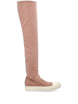 Rick Owens DRKSHDW rubber-toecap boots - Pink