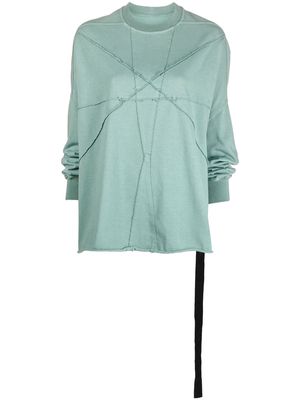Rick Owens DRKSHDW seam-detail sweatshirt - Green