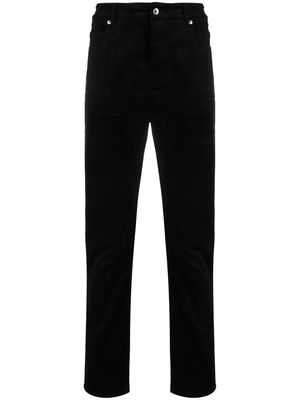 Rick Owens DRKSHDW slim-fit corduroy trousers - 09 BLACK