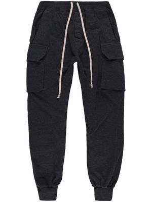 Rick Owens DRKSHDW slim-fit stretch-cotton cargo pants - Black