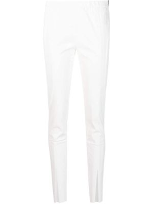 Rick Owens DRKSHDW slit-ankle high-waisted leggings - White