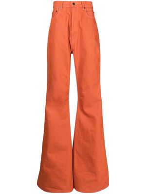 Rick Owens DRKSHDW slouchy wide-leg jeans - Orange