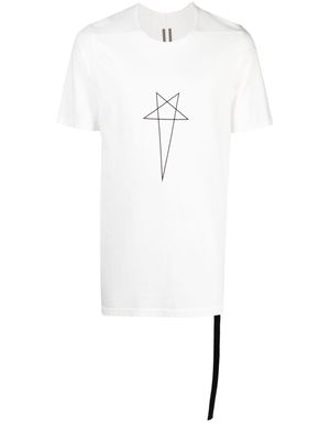 Rick Owens DRKSHDW star-logo crew-neck T-shirt - Neutrals