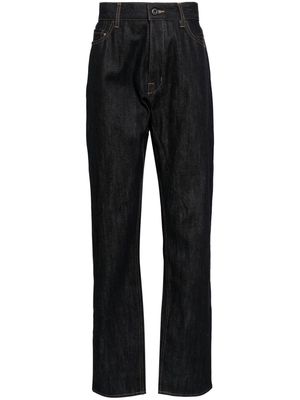 Rick Owens DRKSHDW straigh-leg drop-crotch jeans - Blue