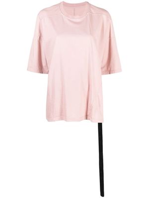 Rick Owens DRKSHDW strap-detail cotton T-shirt - Pink