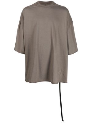 Rick Owens DRKSHDW strap-detail drop-shoulder T-shirt - Brown