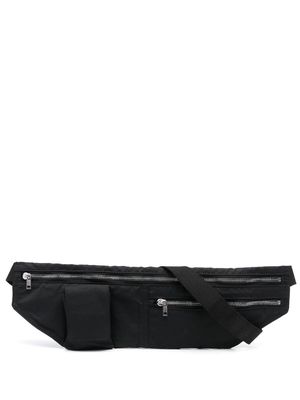 Rick Owens DRKSHDW Strobe zip-pocket belt bag - Black