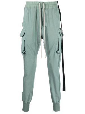 Rick Owens DRKSHDW tapered cargo trousers - Green