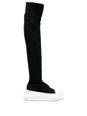 Rick Owens DRKSHDW thigh-length sock boots - Black