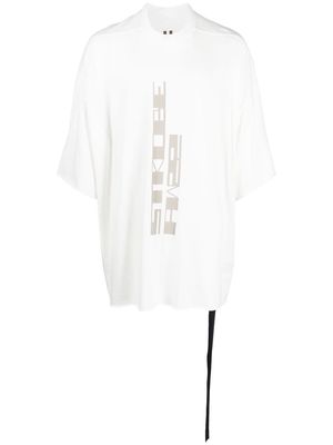 Rick Owens DRKSHDW Tommy graphic-print T-shirt - White