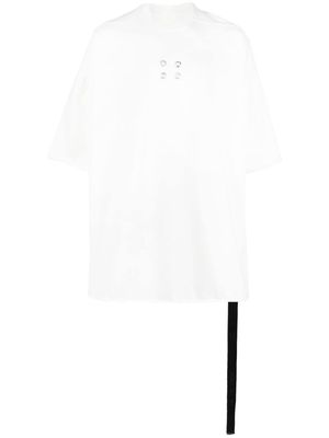 Rick Owens DRKSHDW Tommy T eyelet-detail T-shirt - White