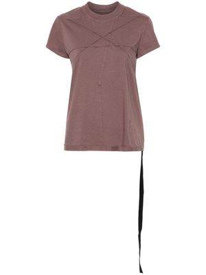Rick Owens DRKSHDW tonal-stitching cotton T-shirt - Purple