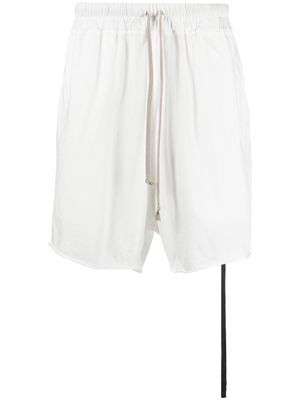 Rick Owens DRKSHDW Trucker drawstring shorts - White