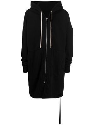 Rick Owens DRKSHDW two-pocket organic-cotton hoodie - Black