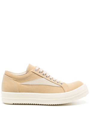 Rick Owens DRKSHDW Vintage denim sneakers - Yellow