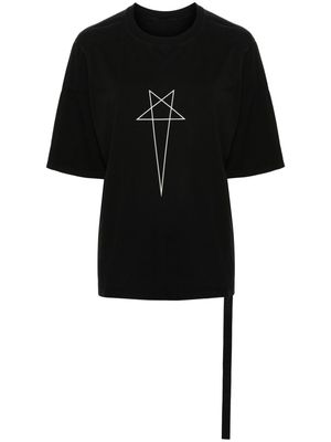 Rick Owens DRKSHDW Walrus star-print T-shirt - Black