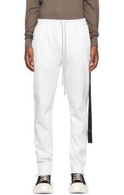 Rick Owens Drkshdw White Berlin Lounge Pants