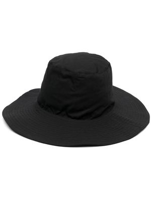 Rick Owens DRKSHDW wide-flat brim bucket hat - Black