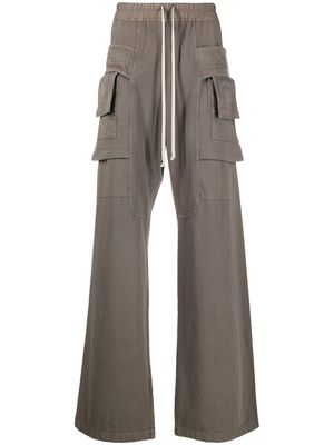 Rick Owens DRKSHDW wide-leg cotton trousers - Grey