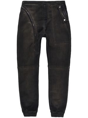 Rick Owens DRKSHDW zip-detail slim-fit jeans - Grey
