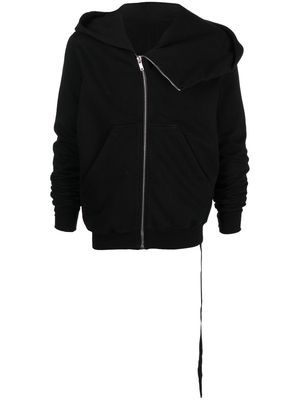 Rick Owens DRKSHDW zip-front organic cotton hoodie - Black