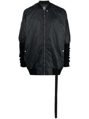 Rick Owens DRKSHDW zip-up bomber jacket - Black