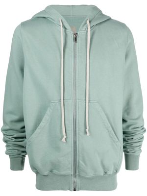Rick Owens DRKSHDW zip-up long-sleeve hoodie - Green