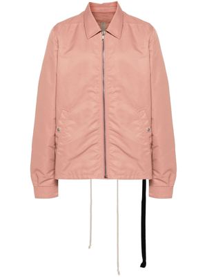 Rick Owens DRKSHDW zip-up shirt jacket - Pink