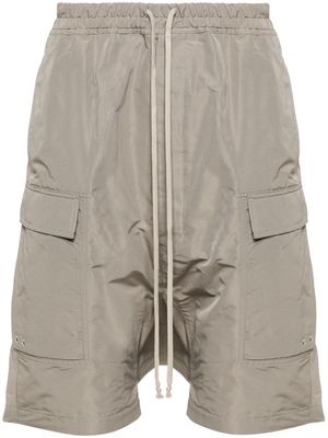 Rick Owens drop-crotch cargo shorts - Grey