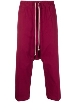 Rick Owens drop-crotch cropped trousers - Pink