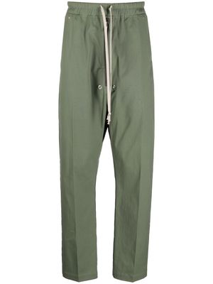 Rick Owens drop-crotch drawstring trousers - Green