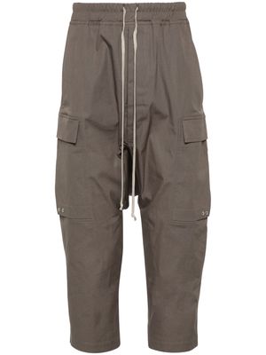 Rick Owens drop-crotch tapered trousers - Grey