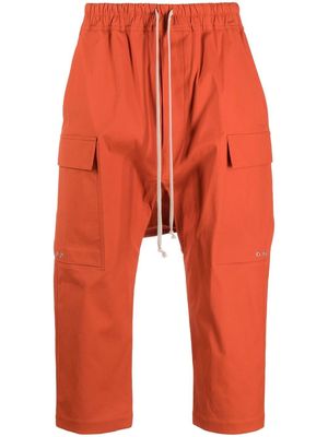 Rick Owens drop-crotch track pants - Orange