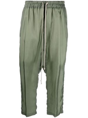 Rick Owens drop-crotch trousers - Green