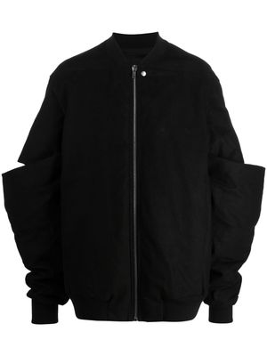 Rick Owens Easy Gauntlet bomber jacket - Black