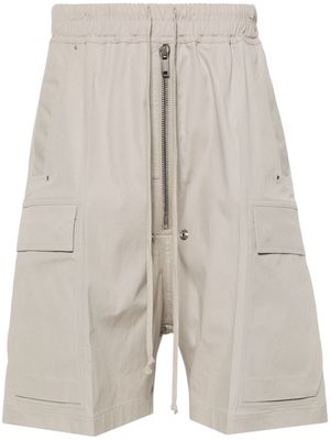 Rick Owens elasticated-waistband cargo shorts - Neutrals