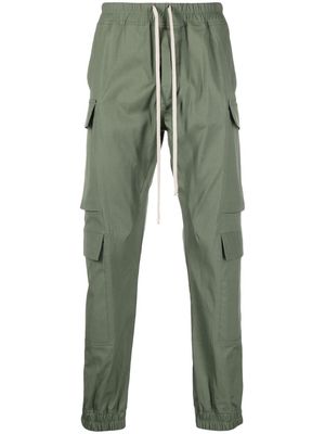 Rick Owens elasticated-waistband cotton pant - Green