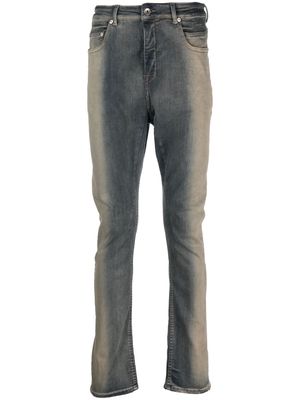 Rick Owens faded-effect skinny jeans - Blue