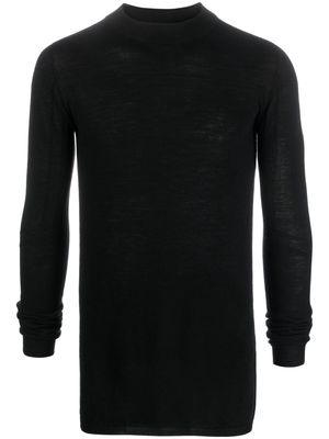 Rick Owens fine-knit virgin wool jumper - Black