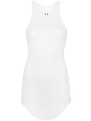 Rick Owens fine-ribbed tank top - White