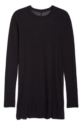 Rick Owens Forever Rib Jersey T-Shirt in Black