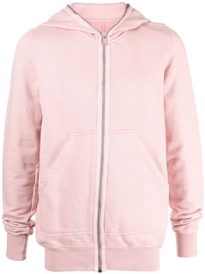 Rick Owens Gimp long-sleeve cotton hoodie - Pink